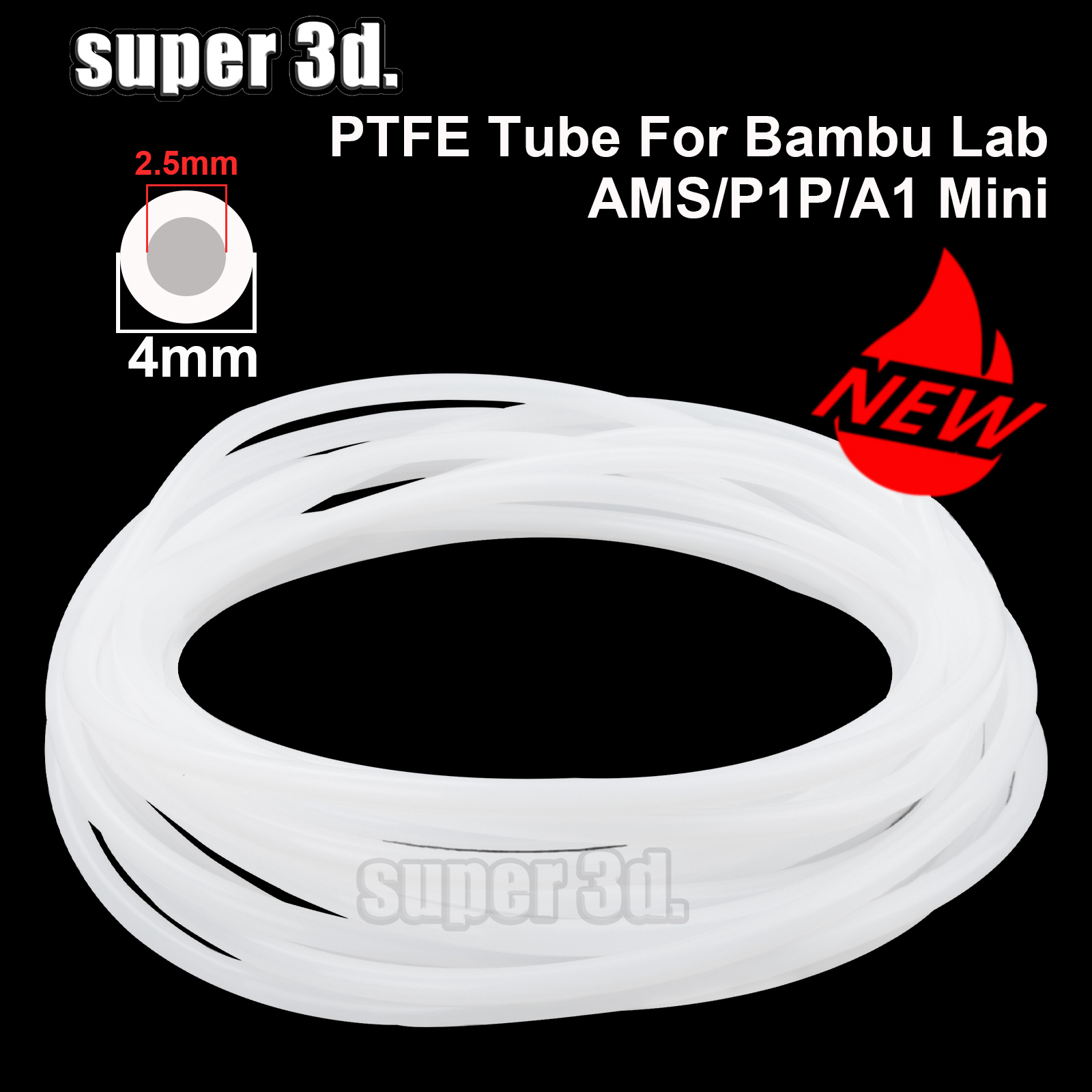 PTFE Tube 3D Printer 2.5mm 4mm - Ptfe Tape Thread review and price