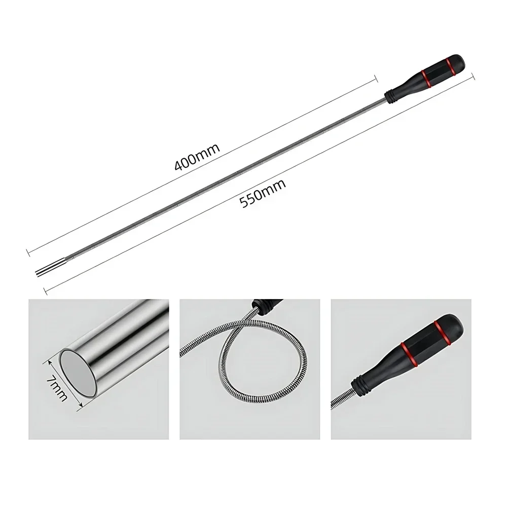 Flexible Magnetic Pickup Tool  - Drain Snake Flexible review and price