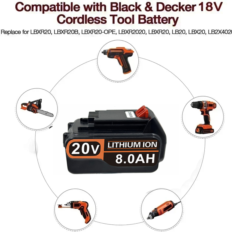 3.0Ah-8.0Ah for Black & Decker - Black+Decker Tool 20V Max review and price